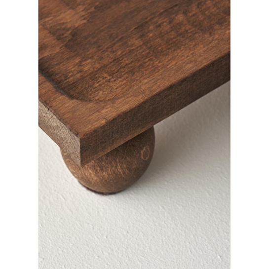 Bella Maison Wooden 2'li Ahşap Sunum Seti Naturel