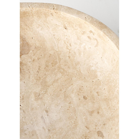 Bella Maison Ephesus Traverten 3'lü Sunum Seti Naturel (25 Cm)