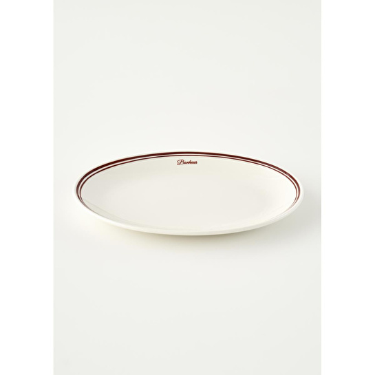 Bella Maison Bonheur Porselen Sunum Tabağı Bordo (33 Cm) Bordo