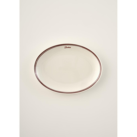 Bella Maison Bonheur Porselen Sunum Tabağı Bordo (33 Cm) Bordo