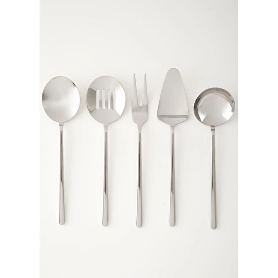 Bella Maison Siena 5 Parça Servis Seti Silver Silver