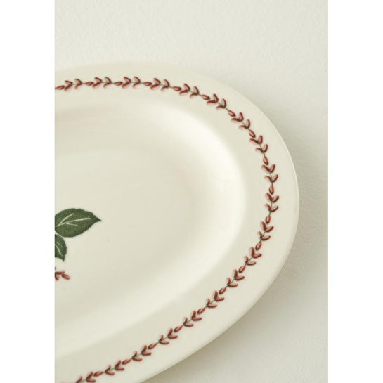 Bella Maison Rose Porselen Sunum Tabağı (25 Cm) Çok Renkli