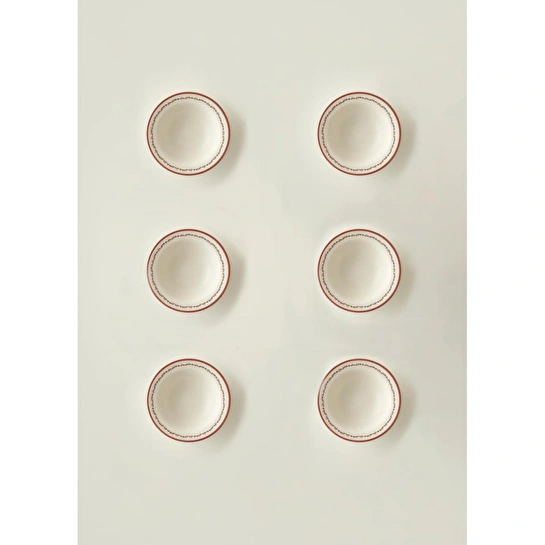 Bella Maison Rose Porselen 6'lı Çorba Kasesi (15 Cm)