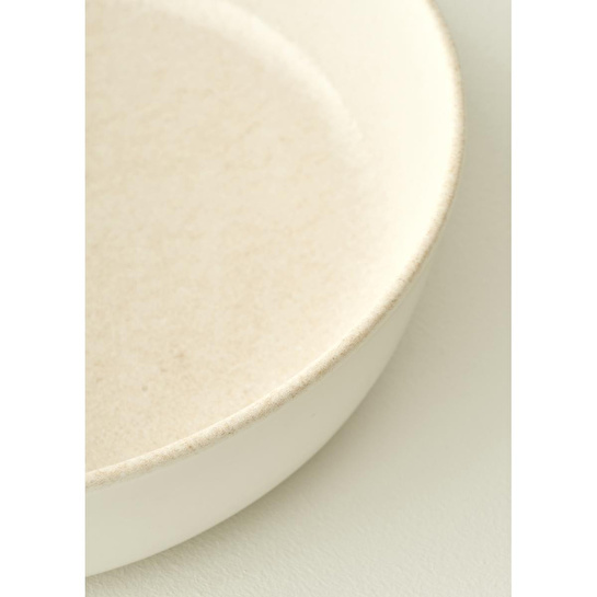 Bella Maison Parisien Porselen Sunum Kasesi Krem (10 Cm) Krem