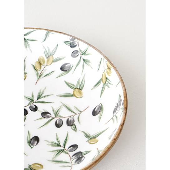 Bella Maison Olive Mango Sunum Kasesi (30x8 Cm) Çok Renkli