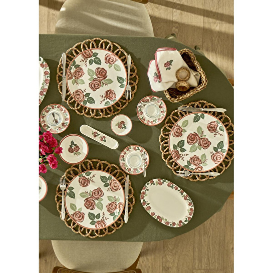 Bella Maison Rose Porselen Kase (13 Cm) Çok Renkli
