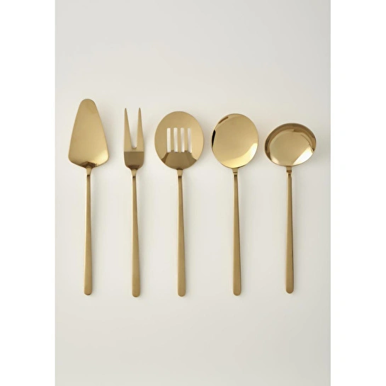 Bella Maison Siena 5 Parça Servis Seti Gold Gold