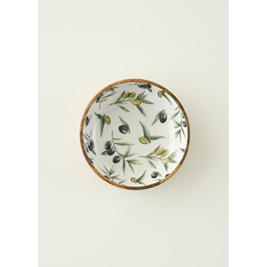 Bella Maison Olive Mango Sunum Kasesi (20x6 Cm) Çok Renkli