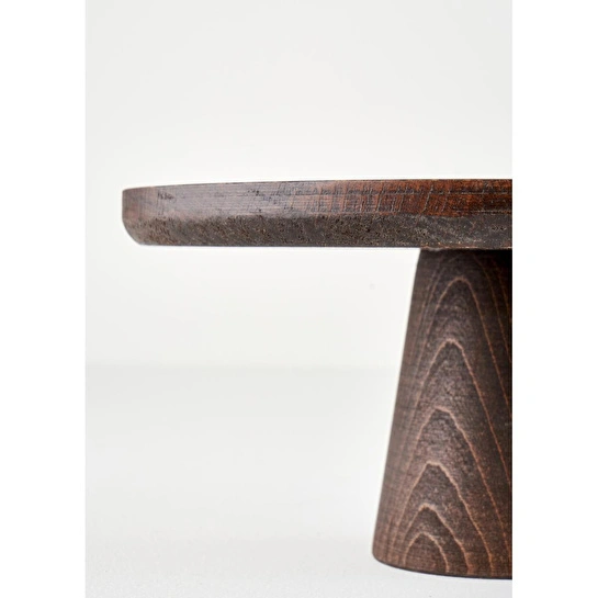 Bella Maison Ven Ahşap Kek Standı Naturel (26 Cm) Naturel