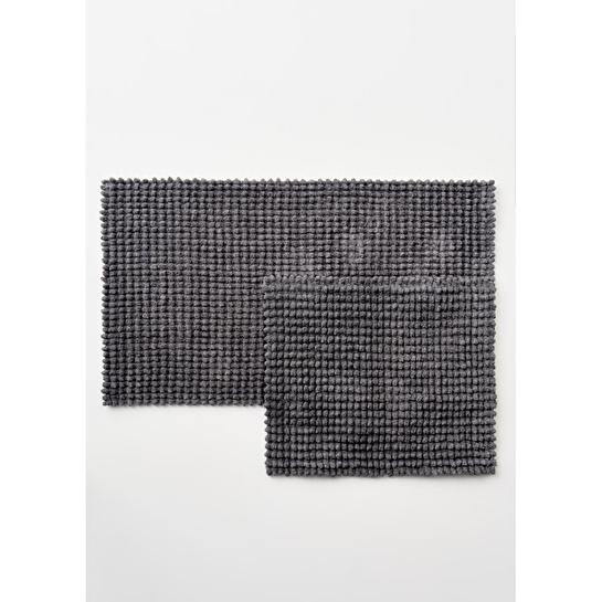 Bella Maison Cosy Paspas Takımı Antrasit (60x100 Cm) Antrasit
