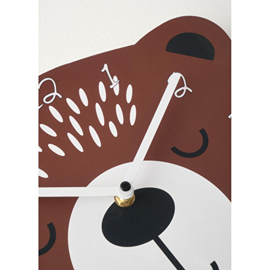 Bella Maison Bear Çocuk Saati Kahverengi (26x28 Cm) Kahverengi