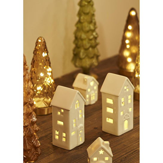 Bella Maison Pine Tree Dekoratif Obje Yeşil (10x10x35 Cm) Yeşil