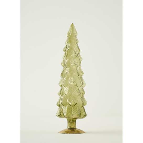 Bella Maison Pine Tree Dekoratif Obje Yeşil (10x10x35 Cm) Yeşil
