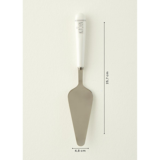 Bella Maison My Kitchen Çelik Spatula Beyaz (25,7x4,8x1,3 Cm) Beyaz