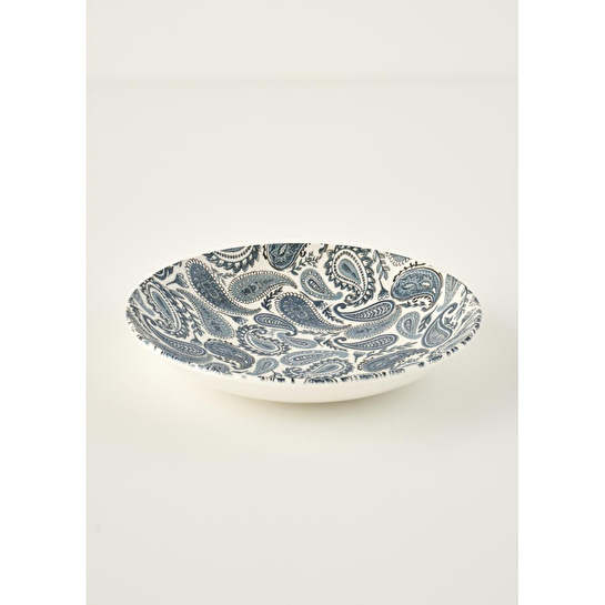 Bella Maison Paisley Porselen Salata Kasesi Mavi (30 Cm) Mavi