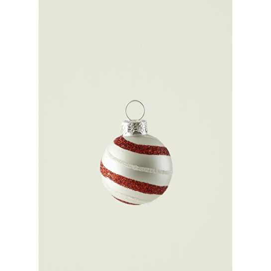 Bella Maison Christmas Mini Ball Dekoratif Süs Kırmızı (19x15x4 Cm) Kırmızı