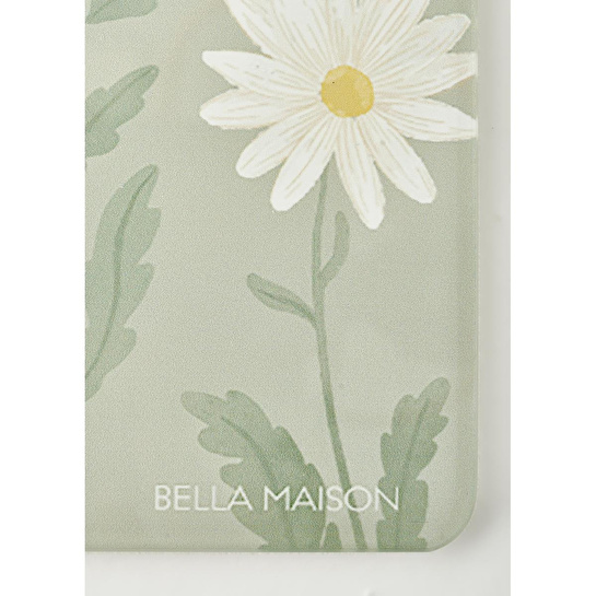Bella Maison Daisy Cam Kesme Tahtası Yeşil (35x25 Cm) Yeşil