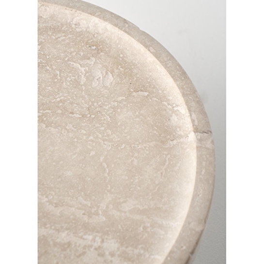 Bella Maison Ephesus Traverten Kek Standı Naturel (25 Cm) Naturel