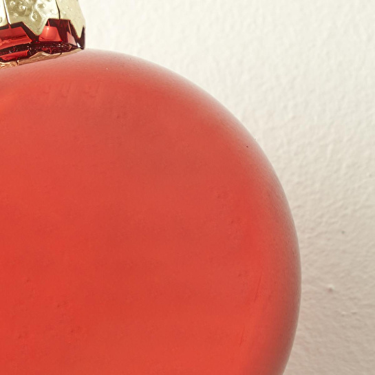 Bella Maison Christmas Dekoratif Süs 12'li Kırmızı (6 Cm) Kırmızı