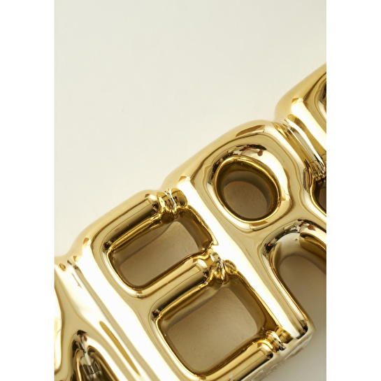 Bella Maison Merry Dekoratif Obje Gold (18x2x6 Cm) Gold