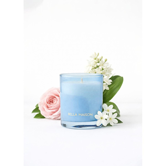 Bella Maison Jasmine Whisper Kokulu Soya Wax Mum Mavi (120 Gr) Mavi