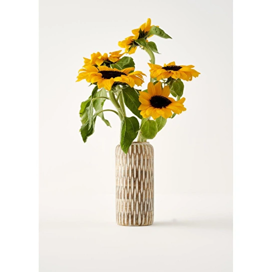 Bella Maison Hera Mango Vazo Kahverengi (19x9 Cm) Kahverengi
