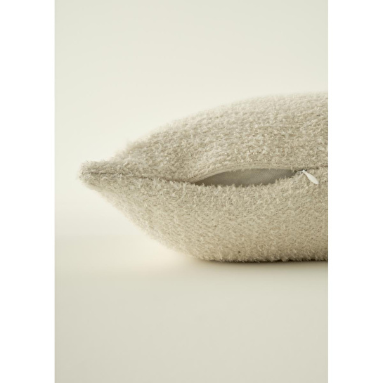 Bella Maison Pietra Basic Dolgulu Kırlent Krem (43x43 Cm) Krem
