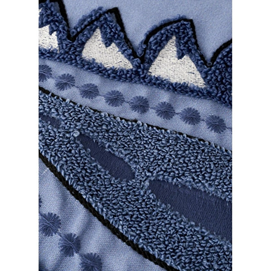 Bella Maison Paisley Punchlı Kırlent Kılıfı Mavi (43x43 Cm) Mavi