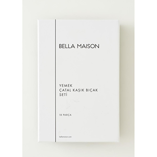 Bella Maison Siena 18 Parça Yemek Çatal Kaşık Bıçak Seti Silver Silver