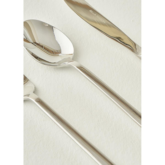 Bella Maison Milano 18 Parça Yemek Çatal Kaşık Bıçak Seti Silver Silver