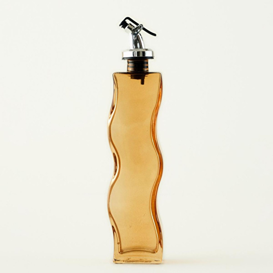 Bella Maison Wavy 2'li Yağlık Sirkelik Seti Amber-yeşil (250 Cc)