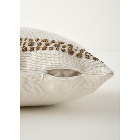 Bella Maison Tassel Dekoratif Kırlent Kılıfı Krem (35x50 Cm) Krem