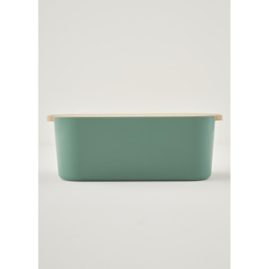 Bella Maison Breed 2in1 Kesme Tahtalı Ekmek Kutusu Haki (33x18,5x12 Cm) Haki