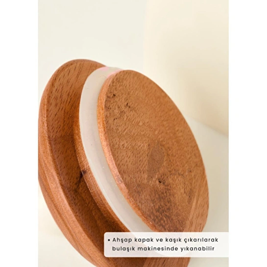 Bella Maison Brev Seramik Kavanoz Krem (800 Ml) Krem