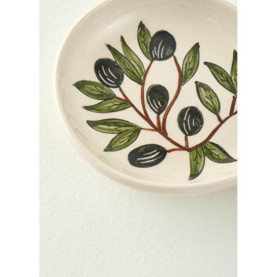 Bella Maison Olive Kirli Kaşıklık Beyaz (11,5x24 Cm) Beyaz