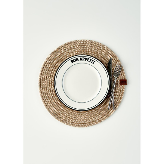 Bella Maison %100 Pamuk Arya Amerikan Servis Bej (33 Cm) Bej
