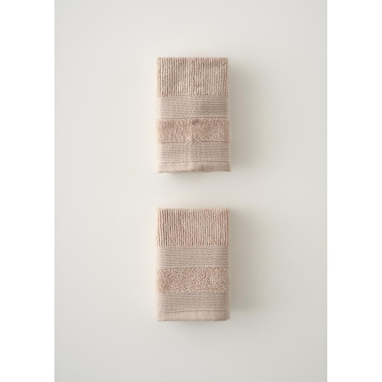 Bella Maison %100 Pamuk Juna 2'li El Havlusu Bej (30x30 Cm) Bej