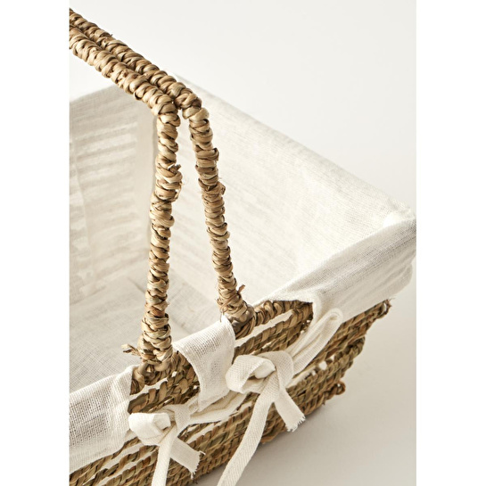 Bella Maison Arden Bezli Sepet Naturel (31x22x13 Cm) Naturel