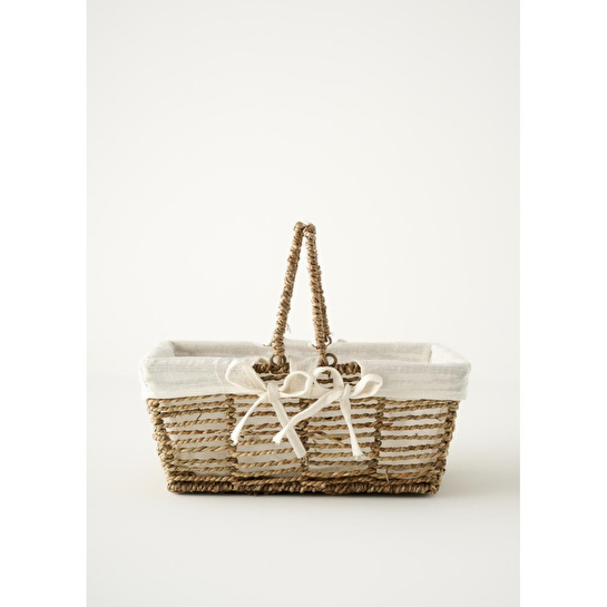 Bella Maison Arden Bezli Sepet Naturel (31x22x13 Cm) Naturel
