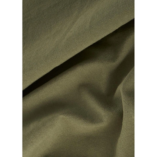 Bella Maison %100 Pamuk Elegance Kenarı Fıfırlı Masa Örtüsü Haki (150x250 Cm) Haki