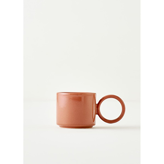 Bella Maison Arcana Seramik Espresso 2'li Set Gülkurusu (180 Cc) Gülkurusu
