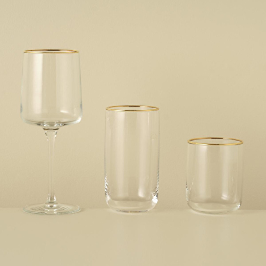 Bella Maison Premium Bardak-kadeh Seti 36'lı Gold