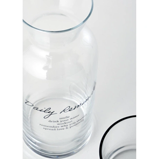 Bella Maison Daily Reminder Karaf Siyah (700 Ml) Siyah