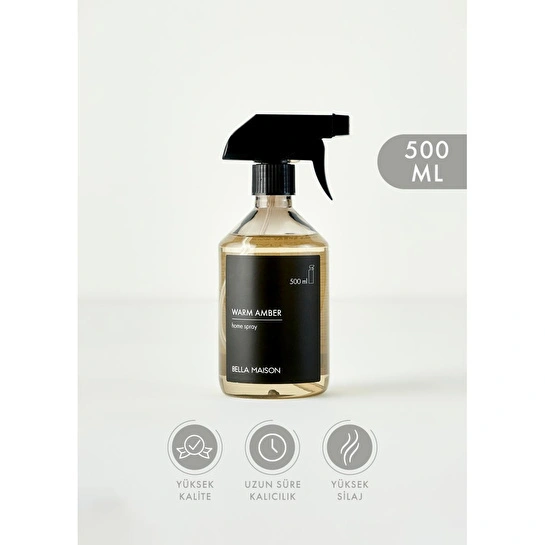 Bella Maison Warm Amber Oda Spreyi (500 Ml) Pembe