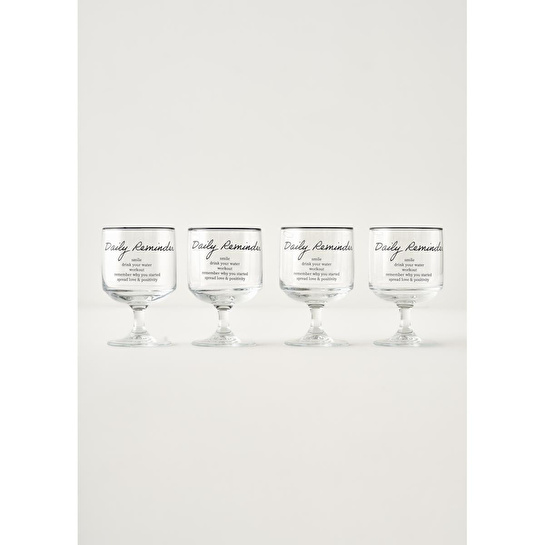 Bella Maison Daily Reminder 4'lü Cup Set (300 Cc)