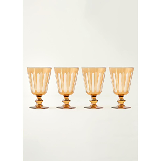 Bella Maison Royal Cup 4'lü Amber (280 Cc)