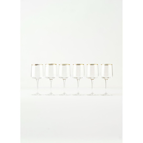 Bella Maison Premium Kadeh 6'lı Gold (320 Cc)