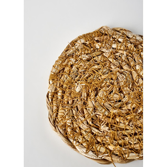 Bella Maison Rafe 6'lı Bardak Altlığı Naturel (10 Cm) Naturel
