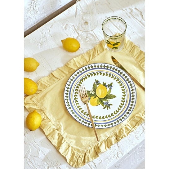 Bella Maison Lemoncello Porselen 24 Parça 6 Kişilik Yemek Takımı Çok Renkli