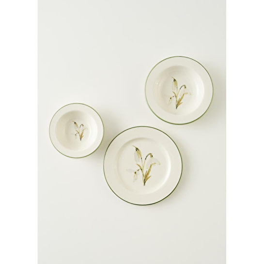 Bella Maison Garden Stoneware 12 Parça 4 Kişilik Yemek Takımı Mix
